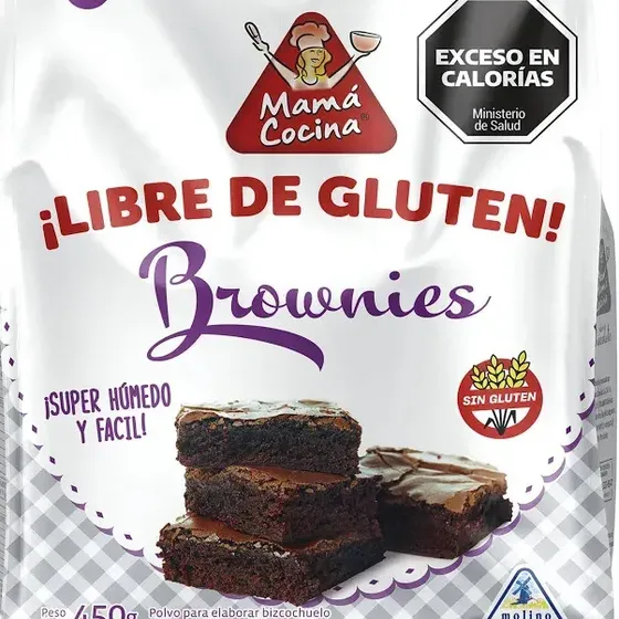Premezcla De Brownies Mamá Cocina Sin Gluten 400 Grs