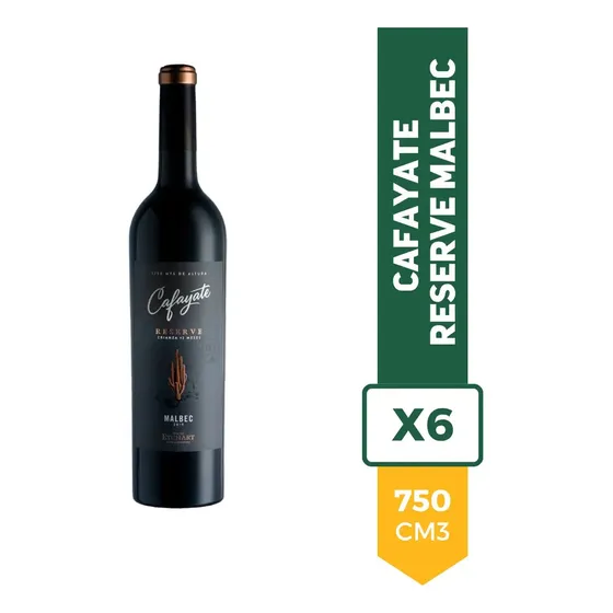 Cafayate Reserve Malbec Tinto 750 Ml - Caja De 6 Botellas