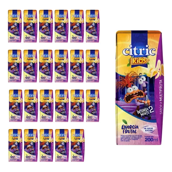 Jugo Citric Multifrutal Kids 200 Ml X24 - Gobar