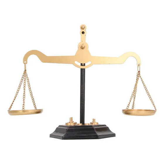 Scale Decor, Estilo Vintage, Metal Libra, Reduce El Estrés