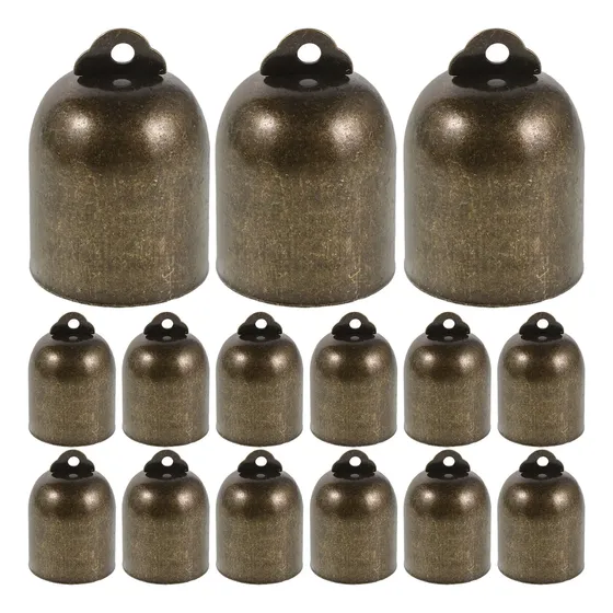 25pcs Campanitas Retro De Cobre: Cascabeles De Latón