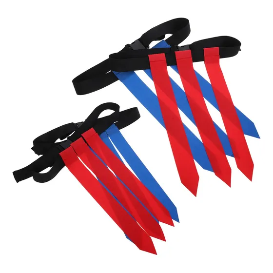 Cinturones De Fútbol Con Bandera De Competición, 4 Unidades,