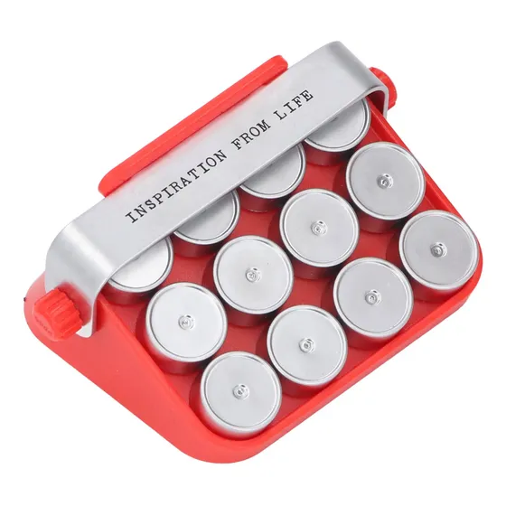 Modelo De Adorno De Máquina De Escribir Antiguo Rojo Rojo, I