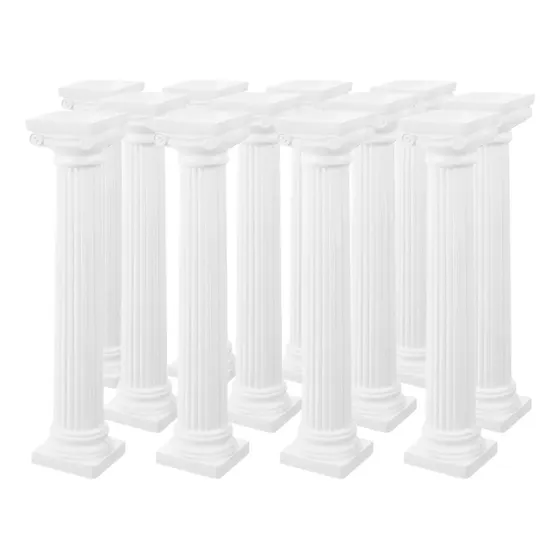 12 Miniestatuas De Pilares Romanos Para Decoración Artística