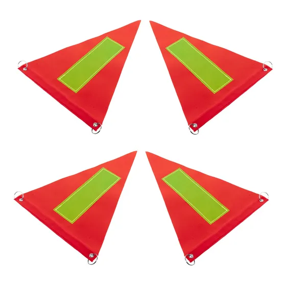 4 Banderas Reflectantes De Pvc Para Bicicleta Y Scooter