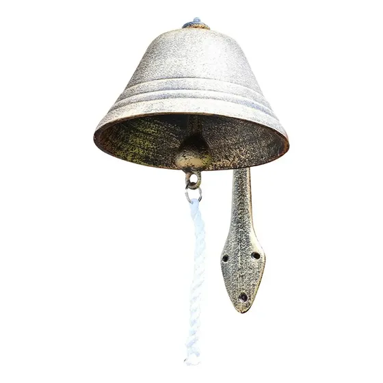 Elegante Figura Decorativa De Resina Para Campanas De Puerta