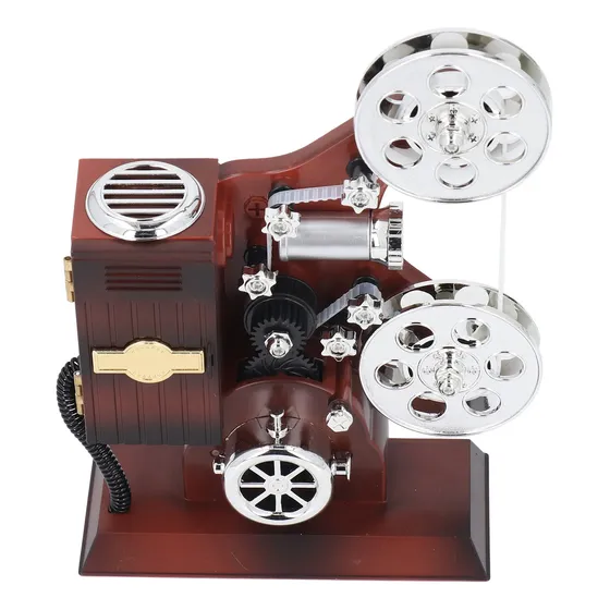 Proyector De Películas Vintage De Música Antigua Abs Wind Up