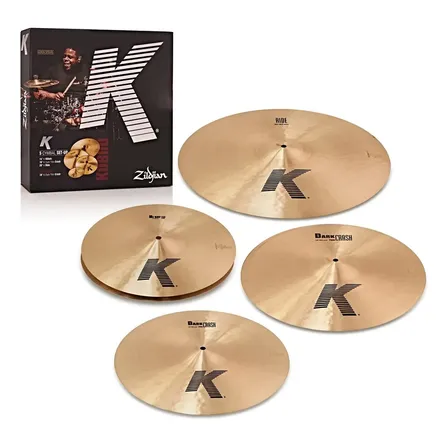 Set De Platillos Zildjian K K0800 14+16+20+ Dark Thin Crash Dorado Oscuro