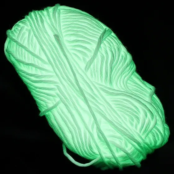 2 Rollos De Hilo Fluorescente Para Tejer A Mano