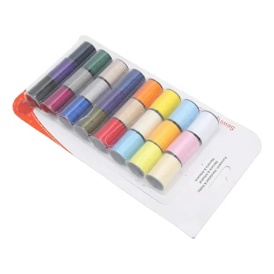 Hilo Para Máquina De Bordar, 24 Rollos, Para Coser A Mano, V