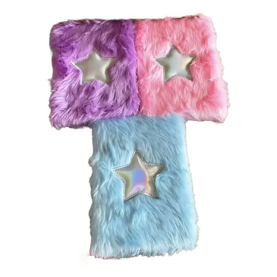 Cuaderno Forrado Peluche 80 Hojas Shine