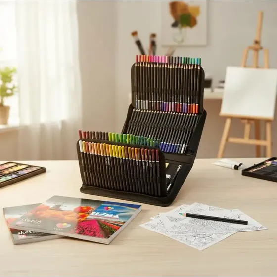Set Lapices Colores 145 Piezas Grafitos