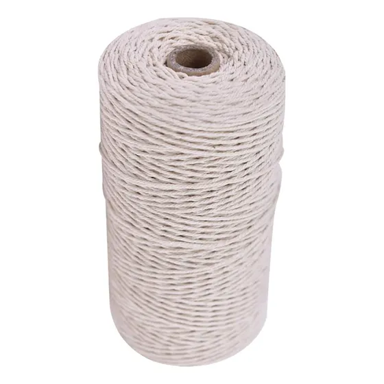 3/4/5mm Cuerda De Algodón Cordón Costura Macramé 3 Mm