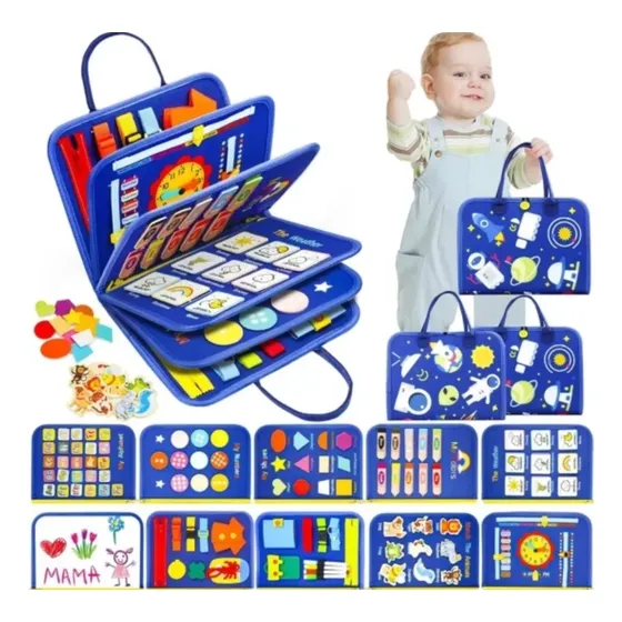 Valija Montessori Didáctica Libro De Actividades Sensorial