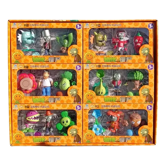 Set Figuras Plants Vs Zombies 2 Muñecos De Acción