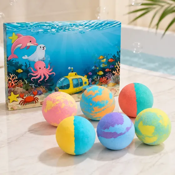 Bombas De Baño Para Niños Set X6