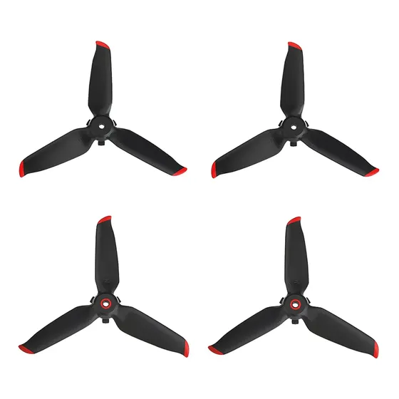 Drone Hélices De Plástico Cuchillas Para  Puntas Rojas