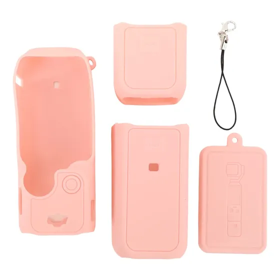 Funda Protectora Rosa Para Cámara Deportiva Osmo 3 Prevent