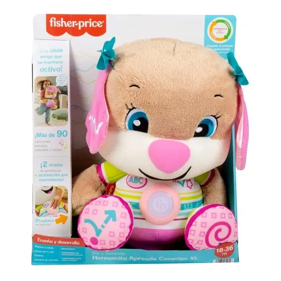 Fisher Price Hermanita Rie Y Aprende Conmigo Xl Hdy17 Mattel