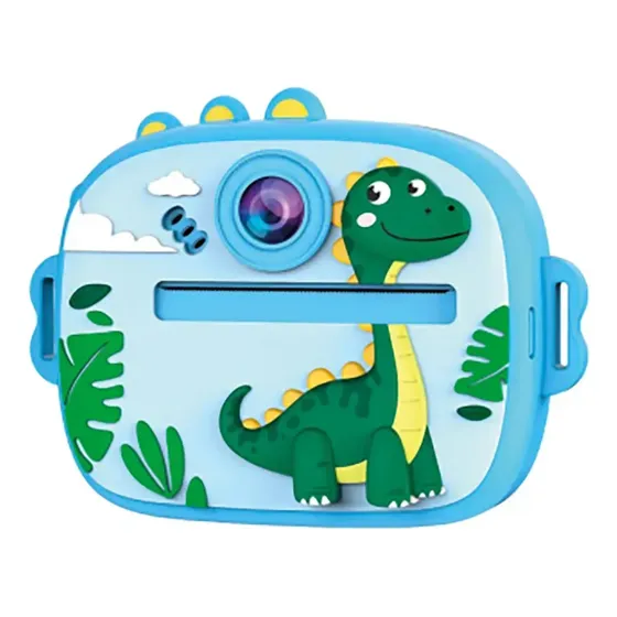 Camara Impresora Infantil Instantánea Fotos Juegos Niños Azul