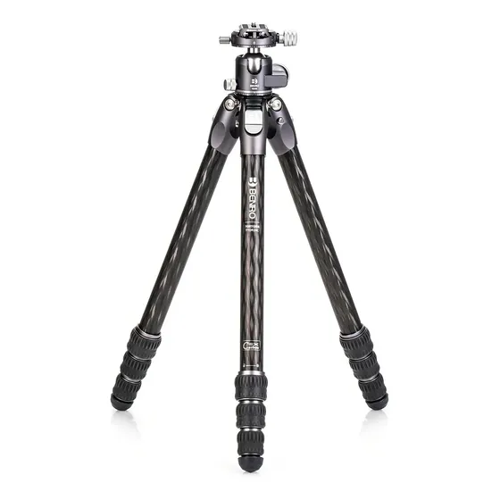Trípode Benro Tortoise Fibra de Carbono 130cm para Cámara Profesional