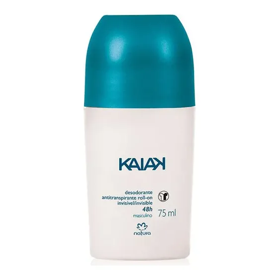 Desodorante Roll-on Masculino Antimanchas Kaiak 75 Ml Natura
