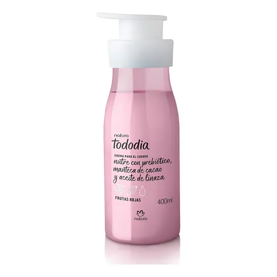 Crema Nutritiva Tododia 400 Ml Natura Fragancia Frutas rojas