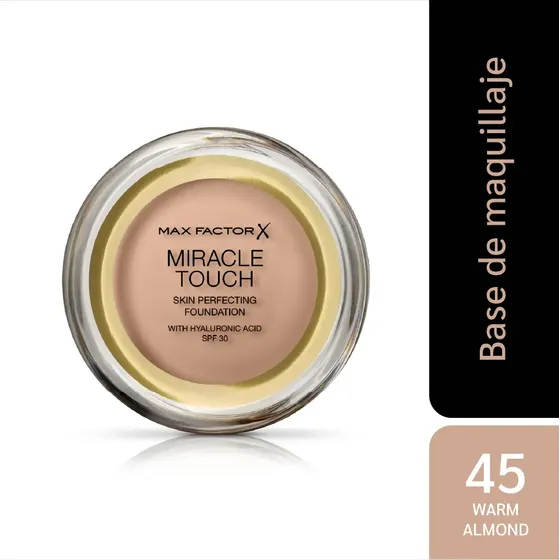 Base de maquillaje Max Factor Miracle Touch Warm Almond 45