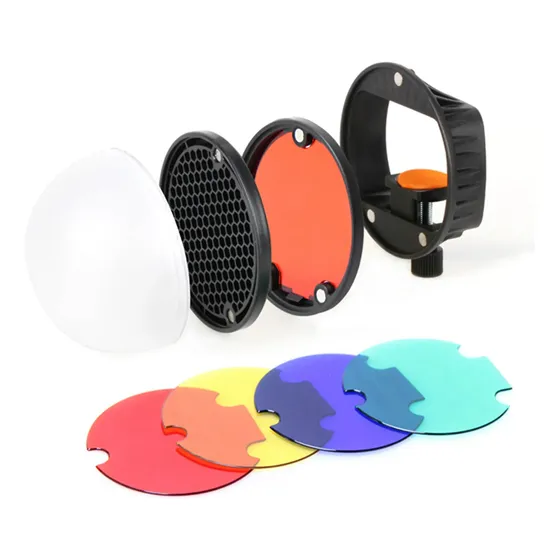 Kit De Accesorios Para Speedlite Triopo Flash Modifier Unive