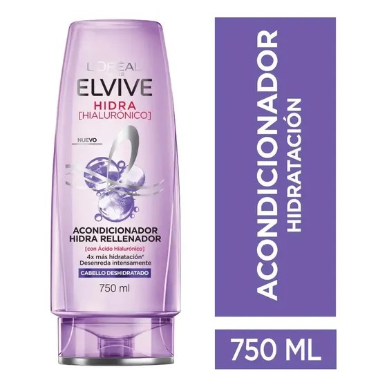 Acondicionador Hidra Hialurónico Elvive L'oréal Paris 750 Ml