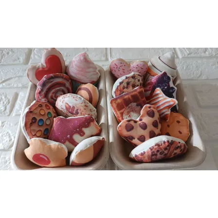 Bandeja De Galletitas Comidita De Tela Para Jugar