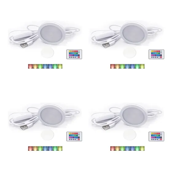 Kit De Lámpara Led Modelo 4x Diy, Luz Brillante, Eficiente Y