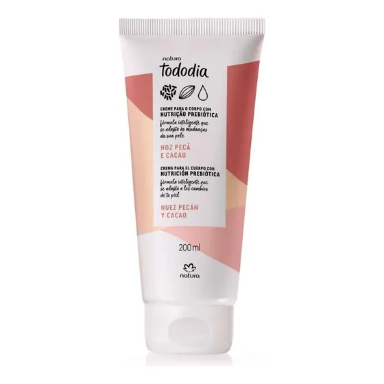 Crema Nutritiva Corporal Tododia Nuez Pecan Y Cacao 200 Ml