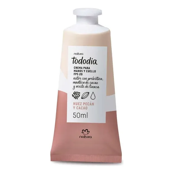 Tododia Hidratante Manos Y Cuello De Natura Nuez Pecan Y Cacao