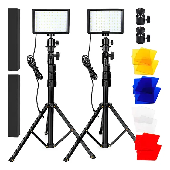 Panel Luz Led Studio Profesional+ Trípode Fotografía Gadnic