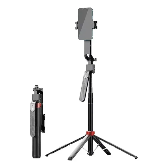 Selfie Stick Con Seguimiento Y Estabilizador 1.80m Tripode Color Negro