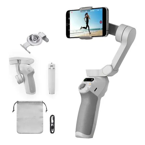 Estabilizador Dji Osmo Mobile Se Trípode Profesional Color Gris