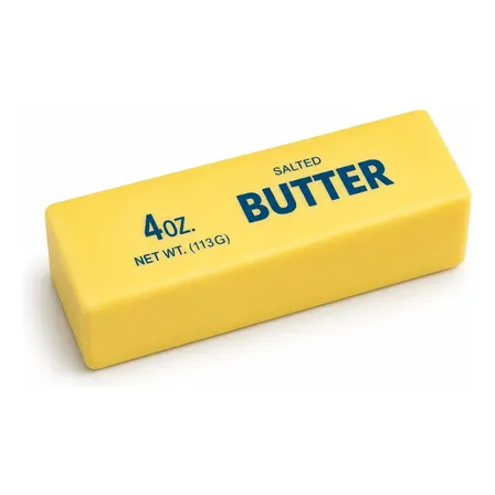 Squishy Viral Butter Manteca Didáctico Antiestres Suave14cm Amarillo