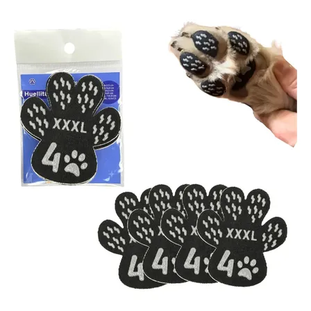 Huellitas Protectoras Patita Perro Antideslizante | 4patitas Color Negro Xxxl