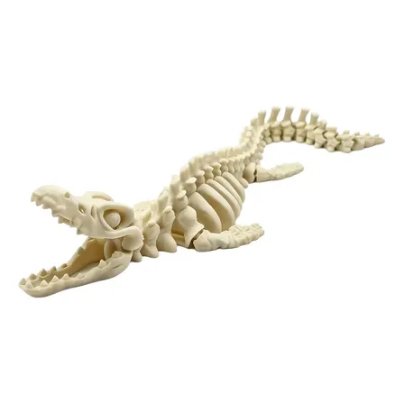 Adorno Pecera Cráneo Mosasaurio Impreso 3d Bone Color