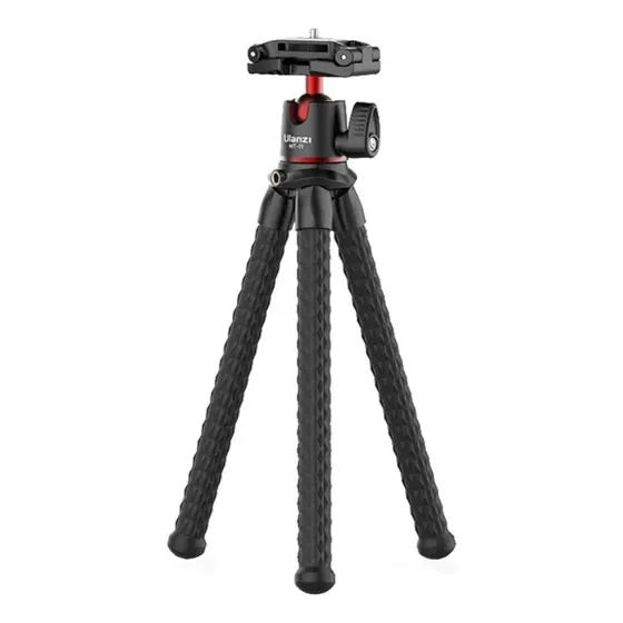 Trípode Flexible Ulanzi Mt-11 Camara Vlogs Gym Con Soporte Para Celular Negro