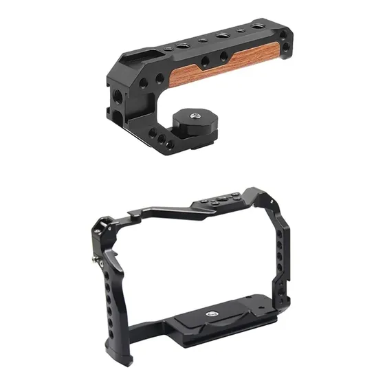 A Para Canon Eos R8, Soporte De Cámara Réflex Digital Con As Negro