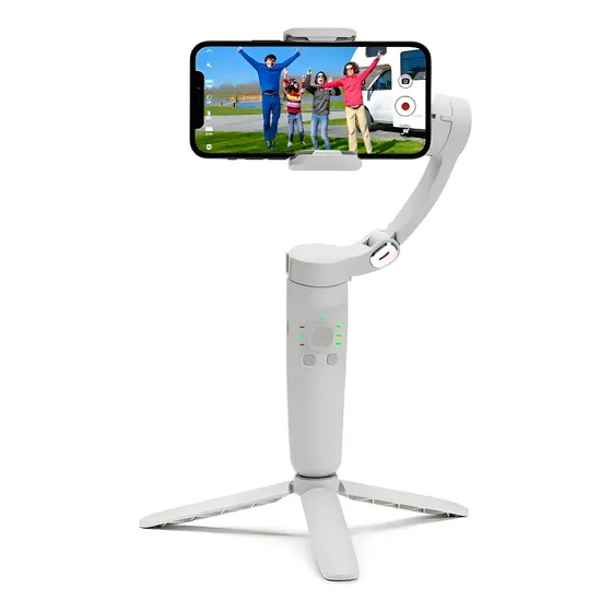 Estabilizador Gimbal 3 Ejes Trípode M1 Para Celular Stnffive Blanco