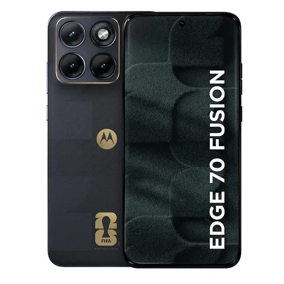 Smartphone Motorola Edge 70 Fusion 5G, 256 GB, 24 GB (8 GB RAM + 16 GB Ram Boost), cámara de 50 MP, pantalla Extreme AMOLED 1,5 K, grafito.