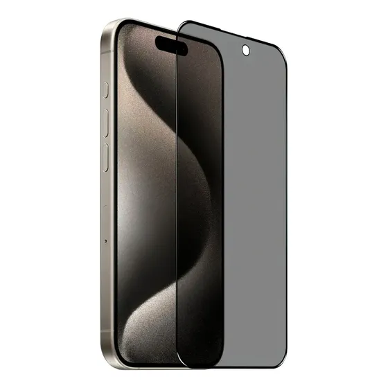 Vidrio Templado Anti Espia Cubre Todo Para Iphone 17 Pro