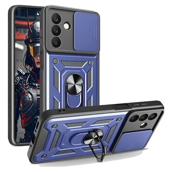 Funda Anillo Con Cubre Cámara Compatible Con Samsung A56