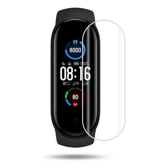 Pack X 5 Film Protector Reloj Xiaomi Mi Smart Band 4 5 6 7 8
