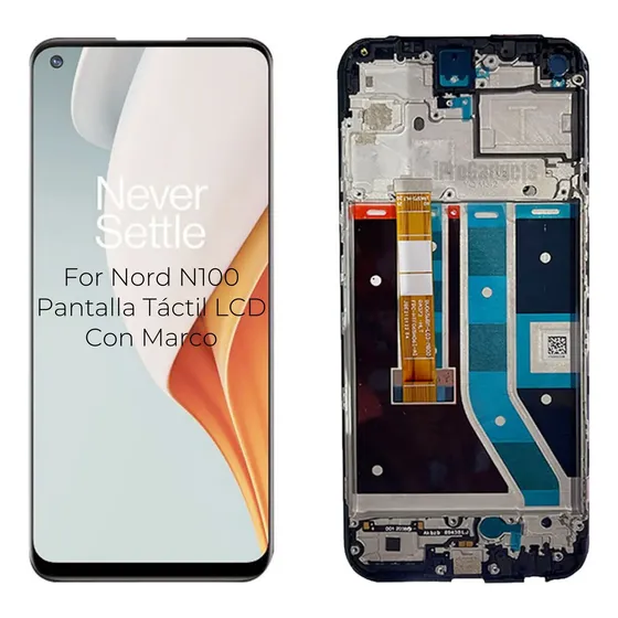 Pm Sj1 For Pantalla Lcd Con Marco For Oneplus Nord N100 Sp1.