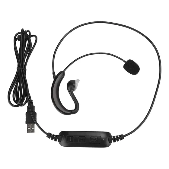 Auriculares Para Portátil, Gancho Para Orejas, Usb, Accesori