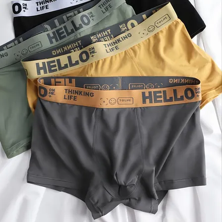 Pack 4 Bóxers Para Hombre Cómodos Cintura Ancha 4-piece Set Xxl